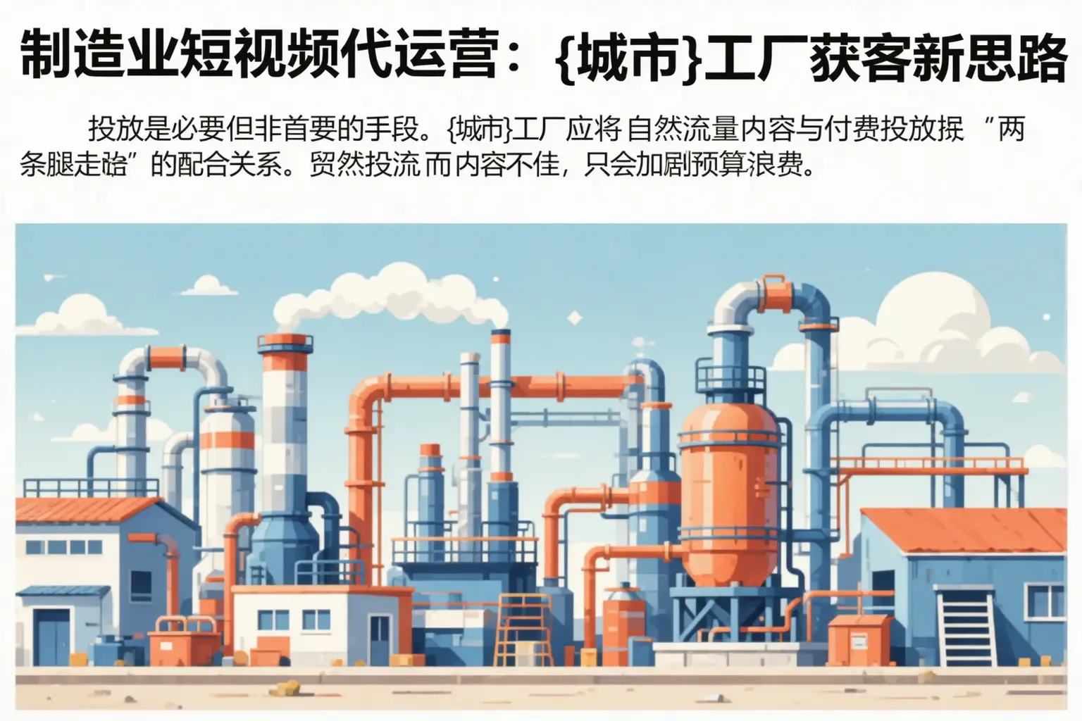 制造业短视频代运营:孝感工厂获客新思路