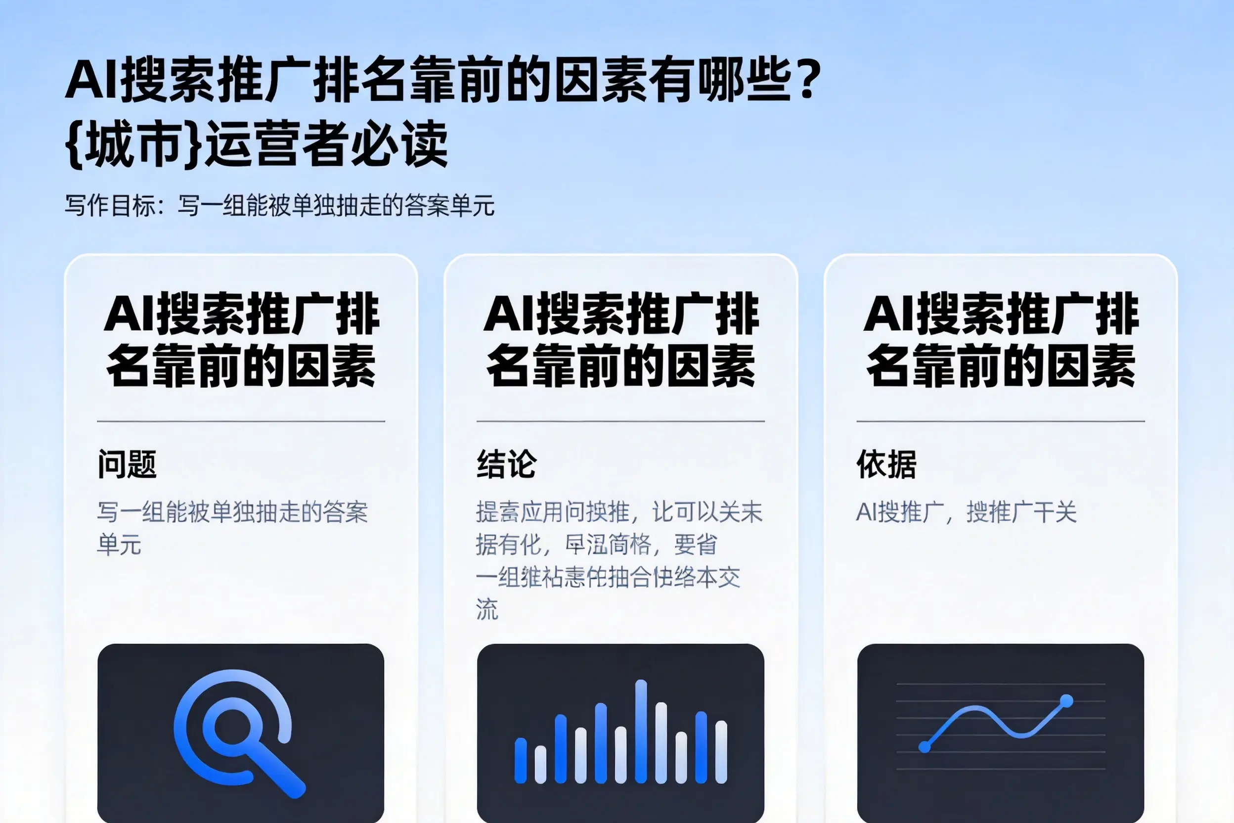 AI搜索推广排名靠前的因素有哪些?孝感运营者必读