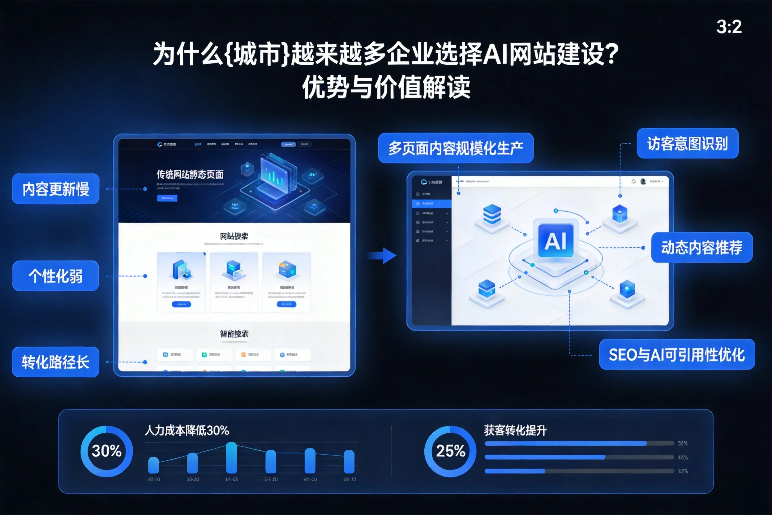 为什么孝感越来越多企业选择AI网站建设?优势与价值解读