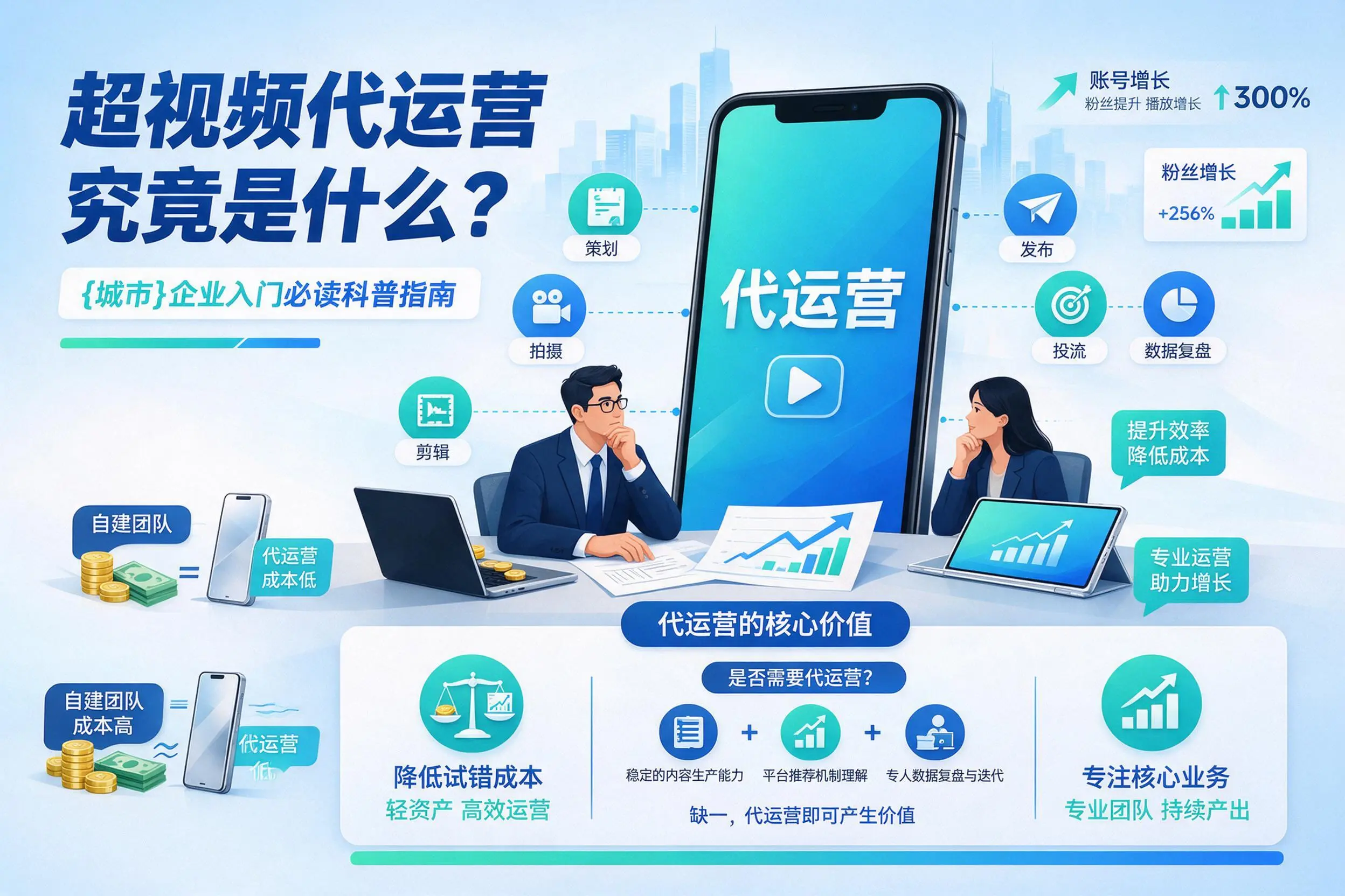 短视频代运营究竟是什么?孝感企业入门必读科普指南