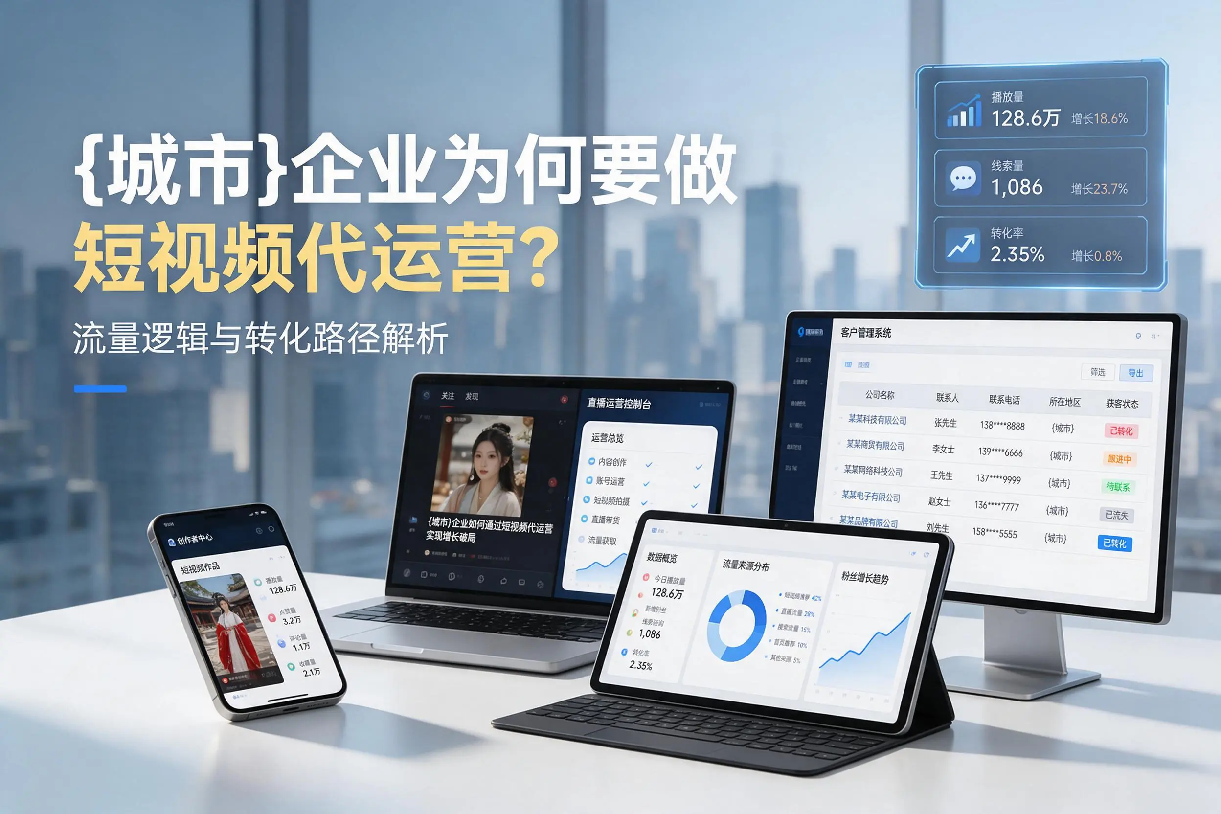 孝感企业为何要做短视频代运营?流量逻辑与转化路径解析