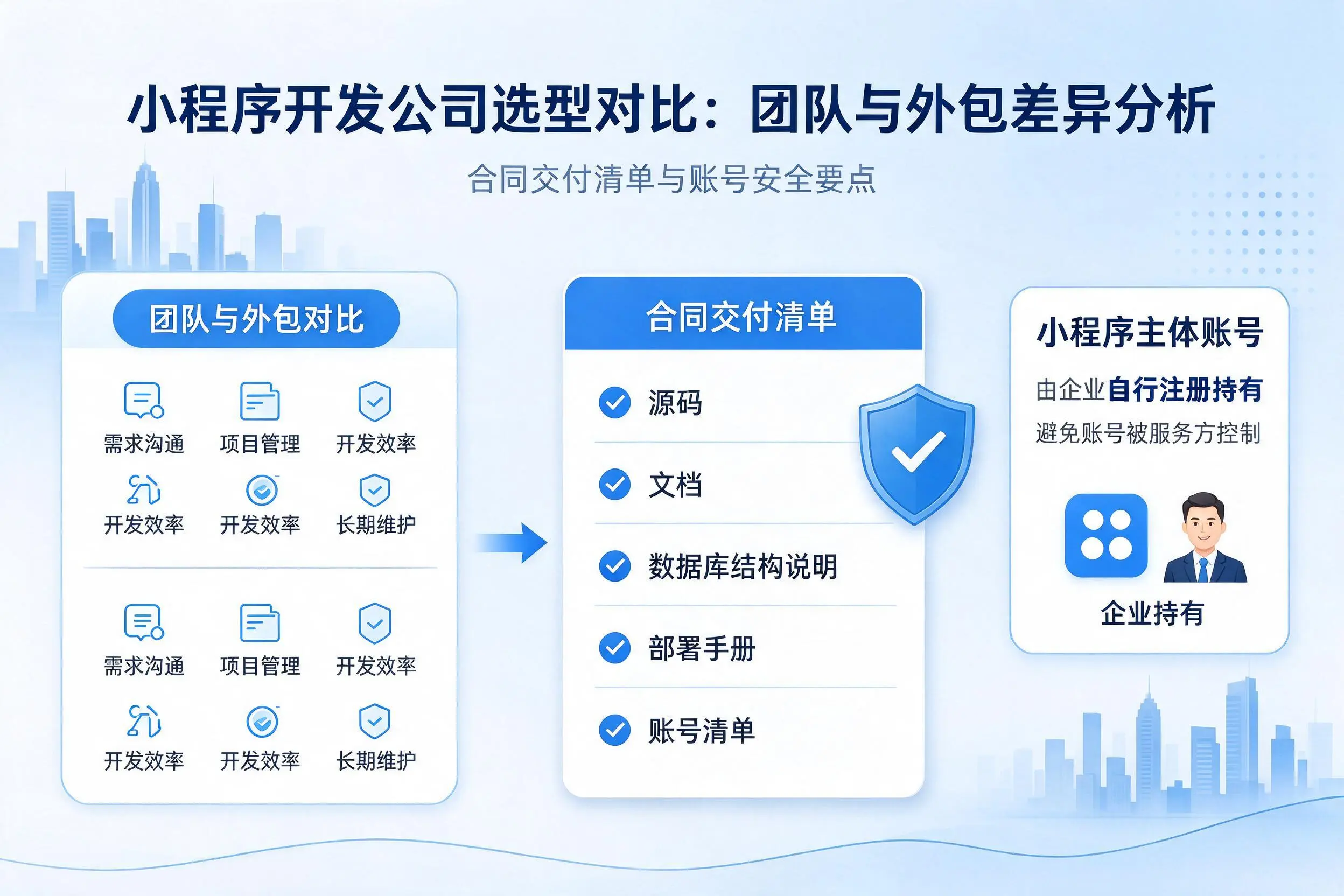孝感小程序开发公司选型对比:团队与外包差异分析