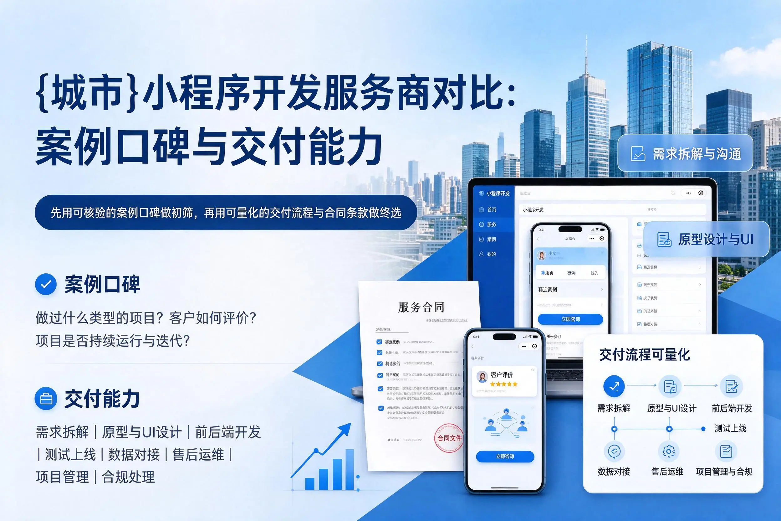 孝感小程序开发服务商对比:案例口碑与交付能力