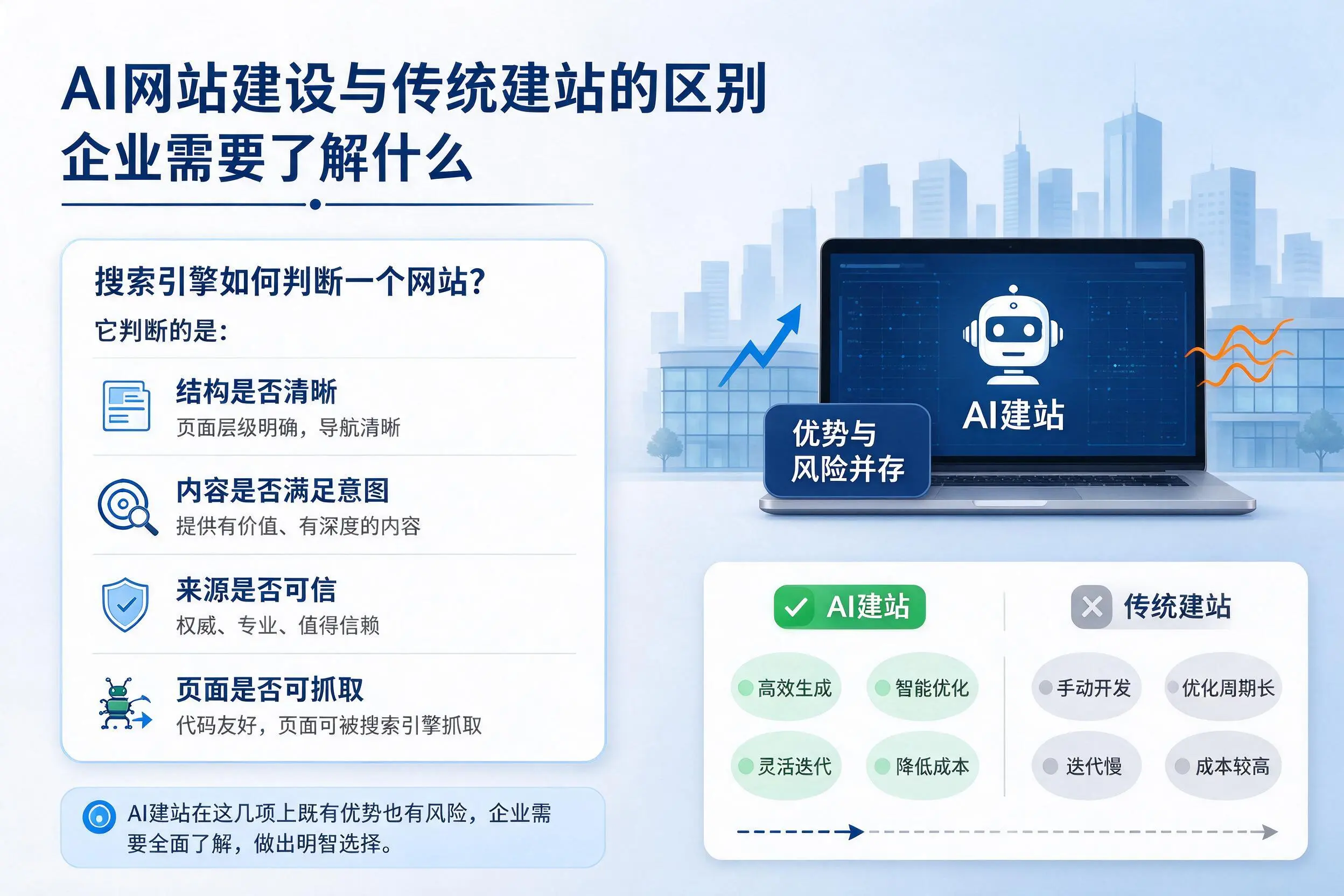 AI网站建设与传统建站的区别,孝感企业需要了解什么