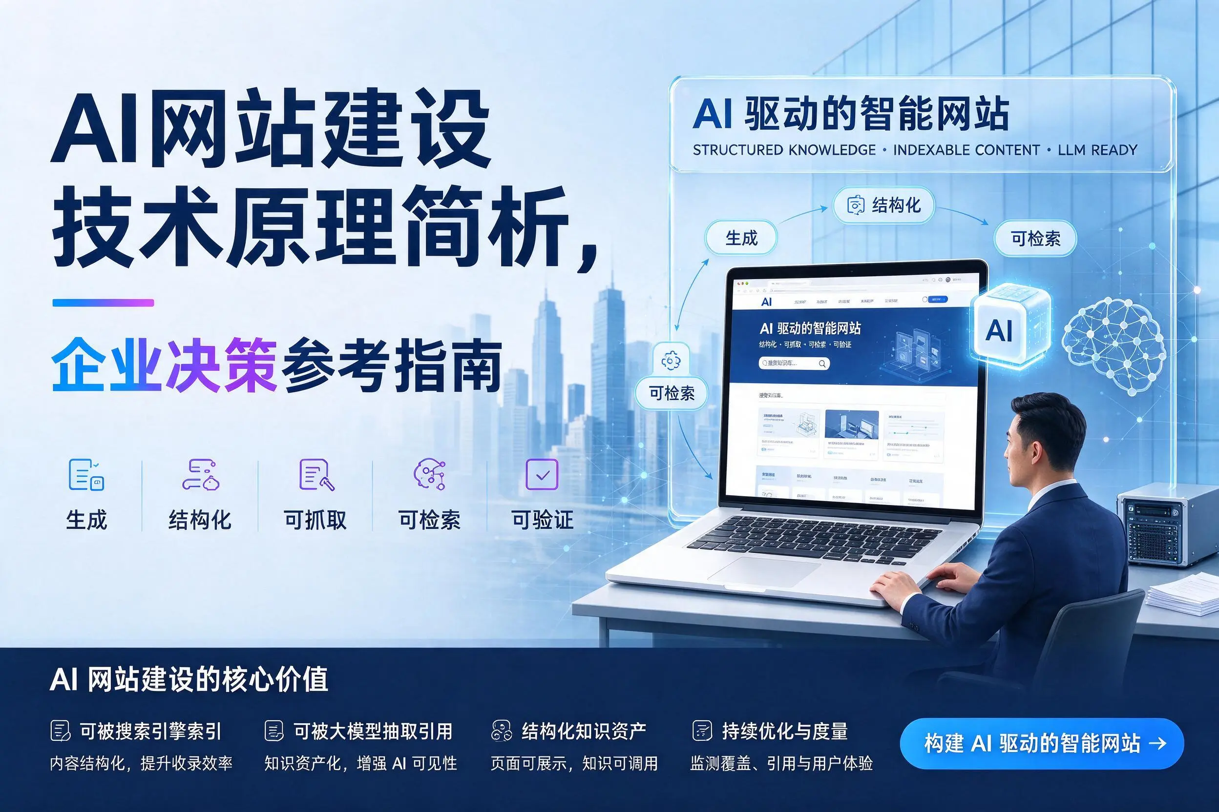 AI网站建设技术原理简析，孝感企业决策参考指南