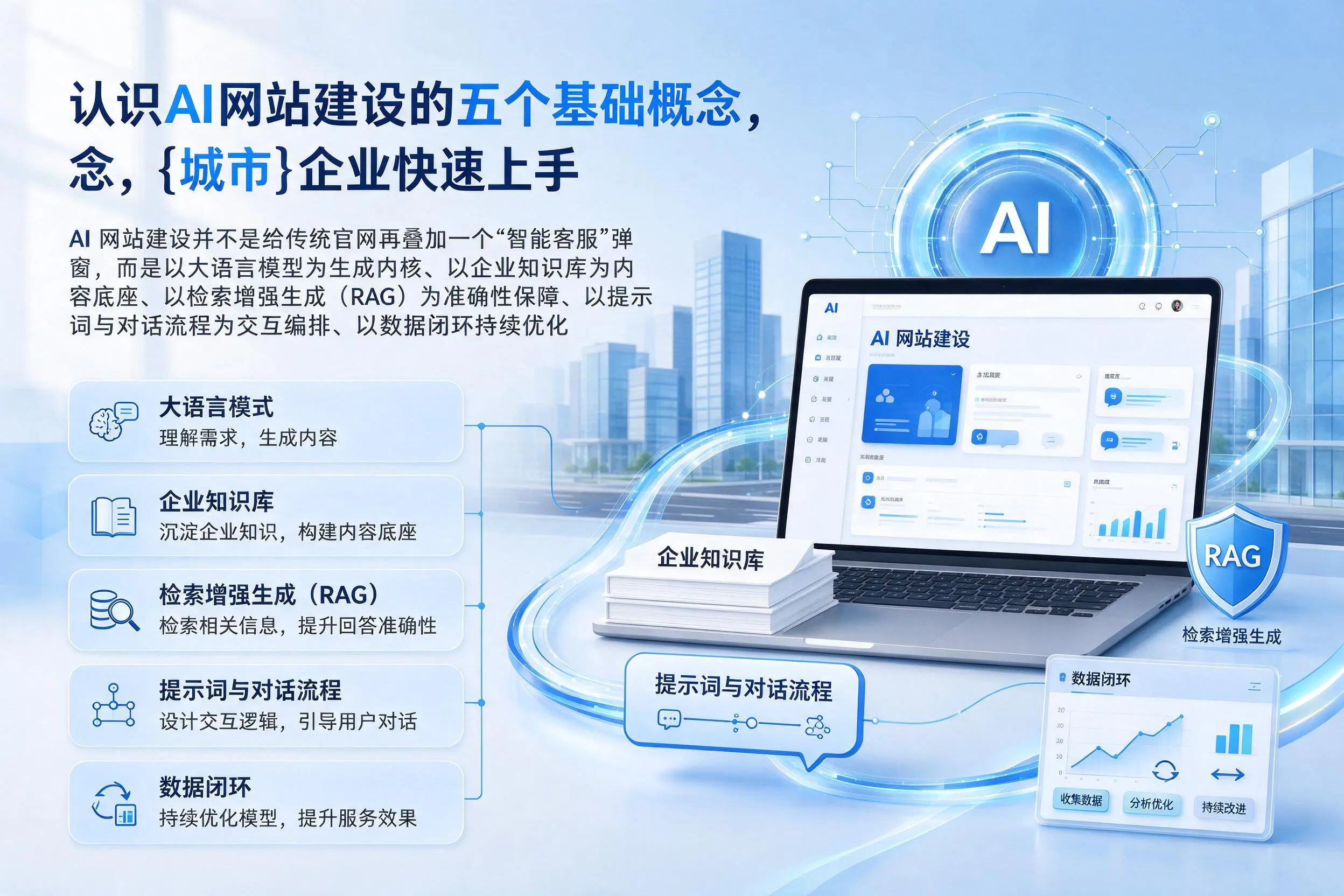 认识AI网站建设的五个基础概念，孝感企业快速上手