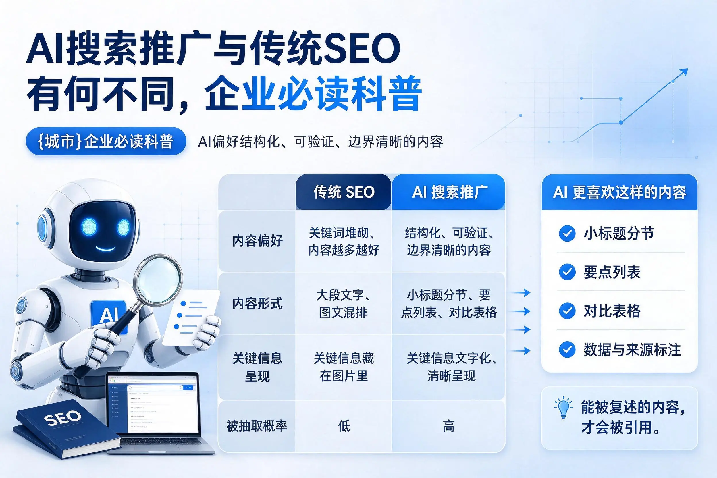 AI搜索推广与传统SEO有何不同,孝感企业必读科普